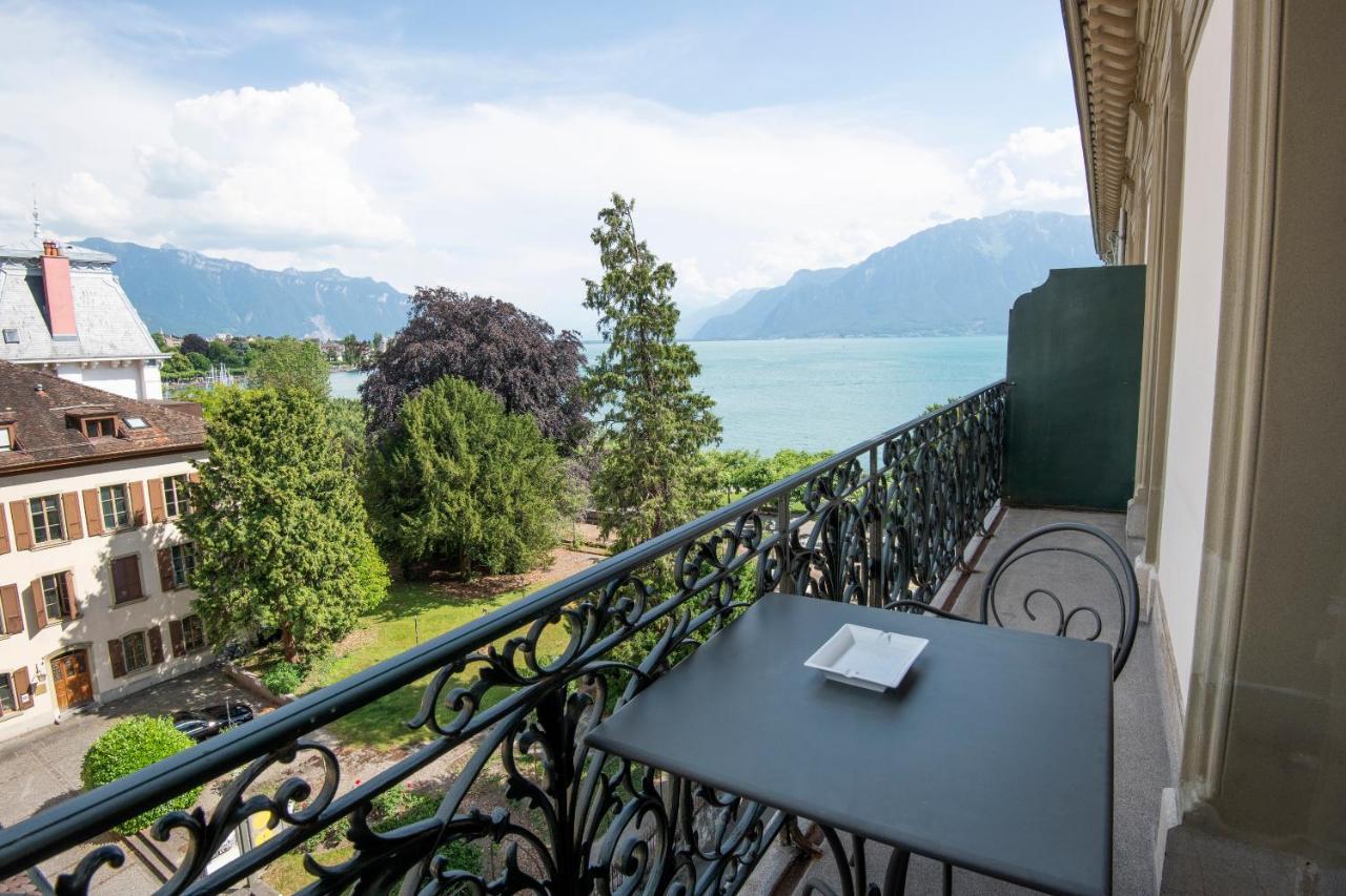 Hotel Des Trois Couronnes & Spa - The Leading Hotels Of The World Vevey Exteriör bild