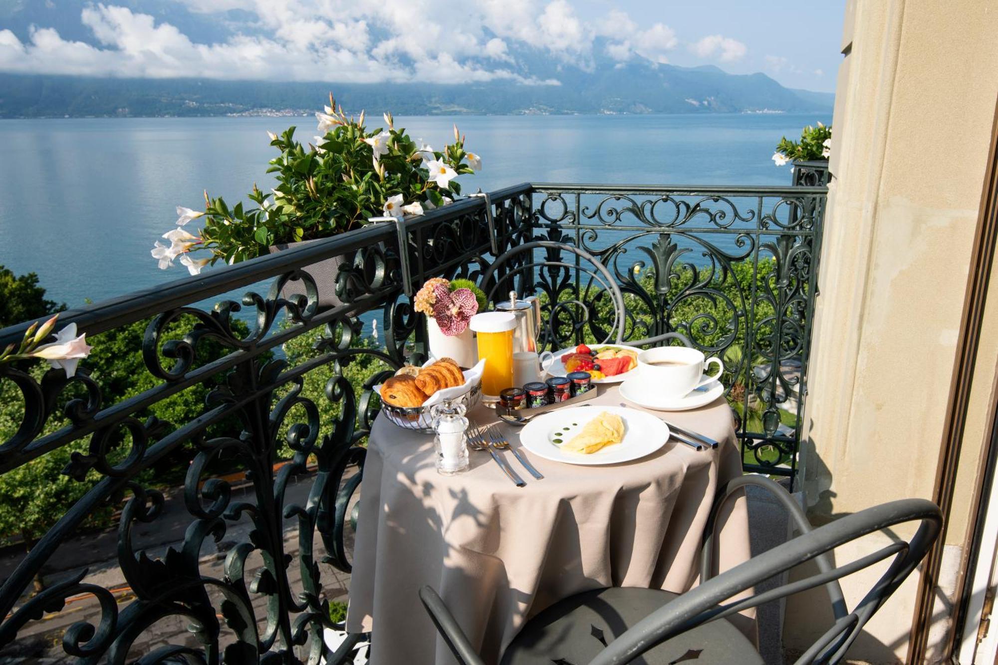 Hotel Des Trois Couronnes & Spa - The Leading Hotels Of The World Vevey Exteriör bild