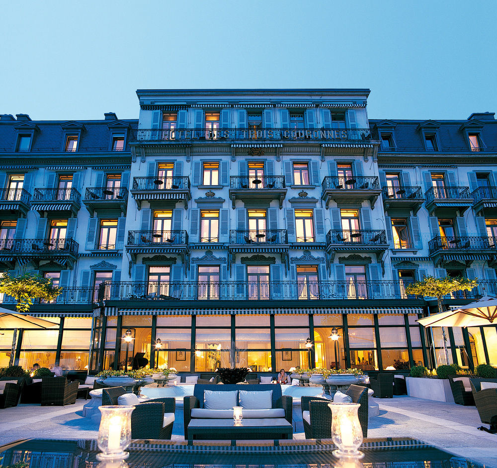 Hotel Des Trois Couronnes & Spa - The Leading Hotels Of The World Vevey Exteriör bild